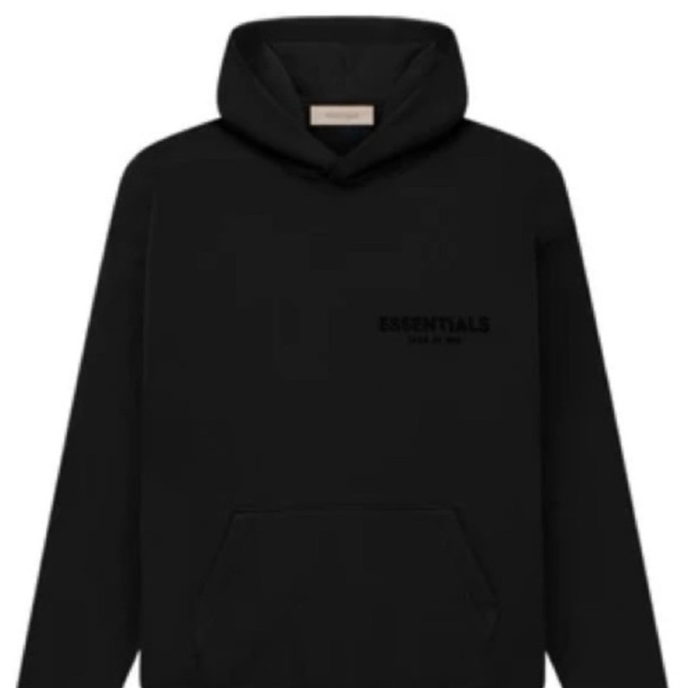 Essentials Men's Hoodie in Black